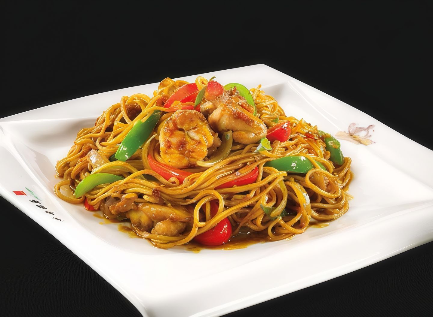 114. Fried Mee Tarik With Kam Heong
